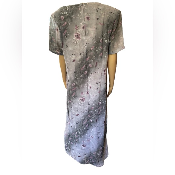 Kamali & Co Vintage 90s Purple Goth Witchy Whimsygoth Cottagecore Prairie Dress - Picture 6 of 7